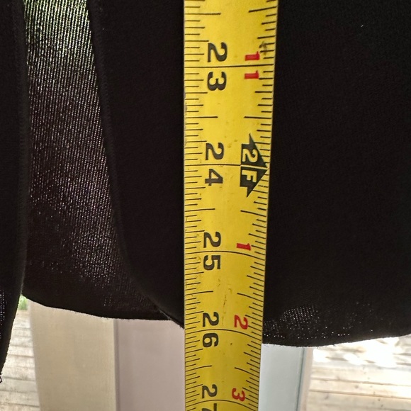 Drama Black Crepe Gored Flip Fun Party Event Skirt size 12 - Picture 12 of 15